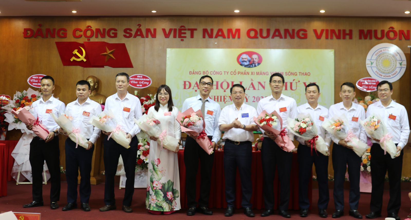 XI MĂNG VICEM SÔNG THAO TỔ CHỨC THÀNH CÔNG ĐẠI HỘI ĐẢNG BỘ LẦN THỨ VI, NHIỆM KỲ 2025-2030